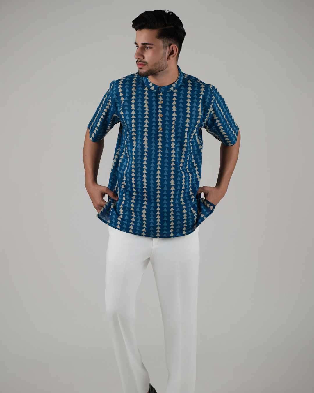 Imperial Abstract Printed Bushirt for Men
